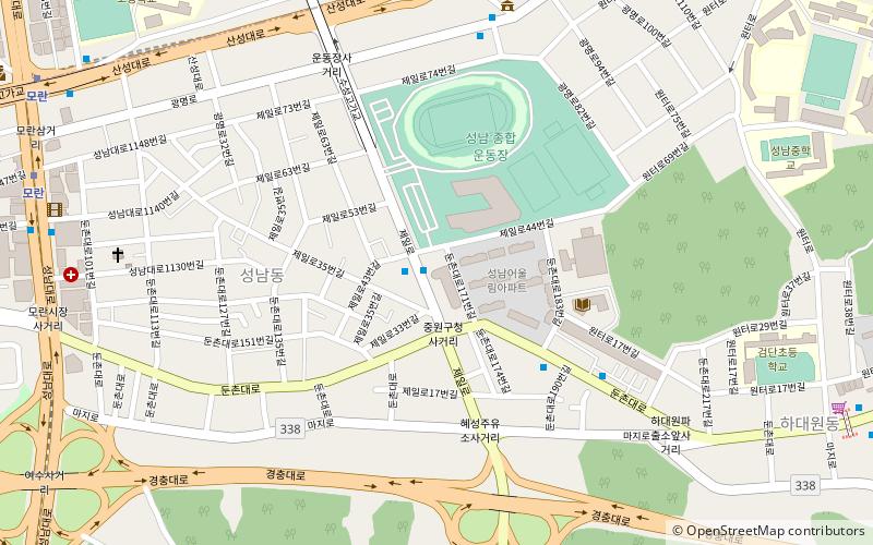 jungwon gu bundang location map
