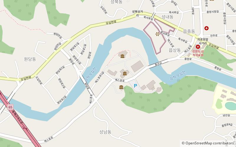 samcheok city museum location map