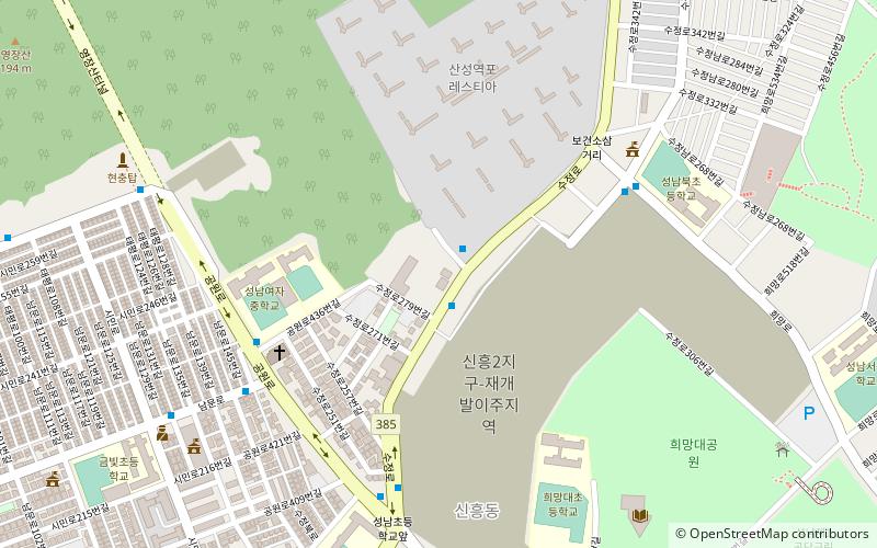 sujeong gu bundang gu location map