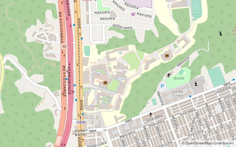 Gachon University location map