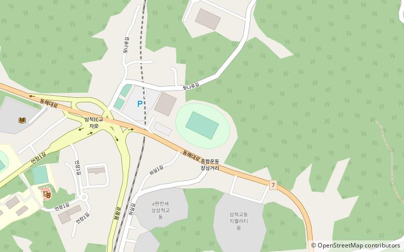 Samcheok-Stadion location map