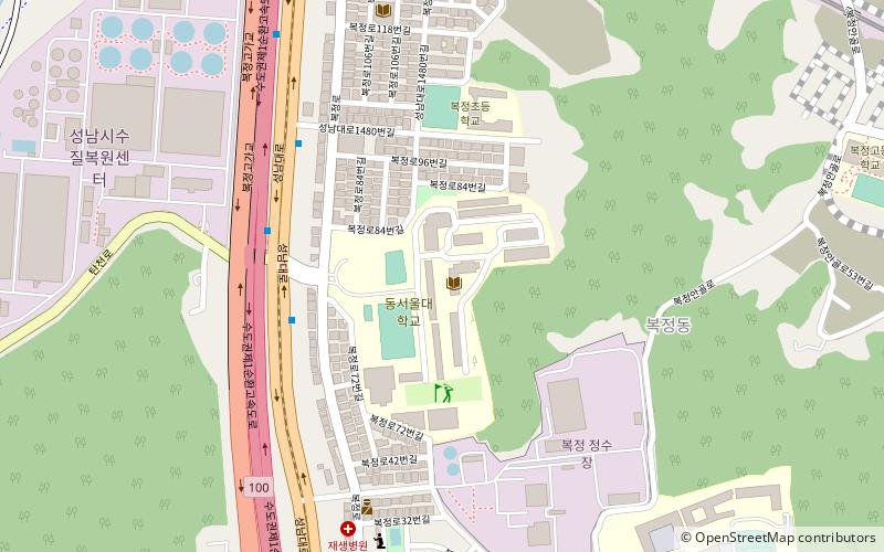 Dong Seoul University location map