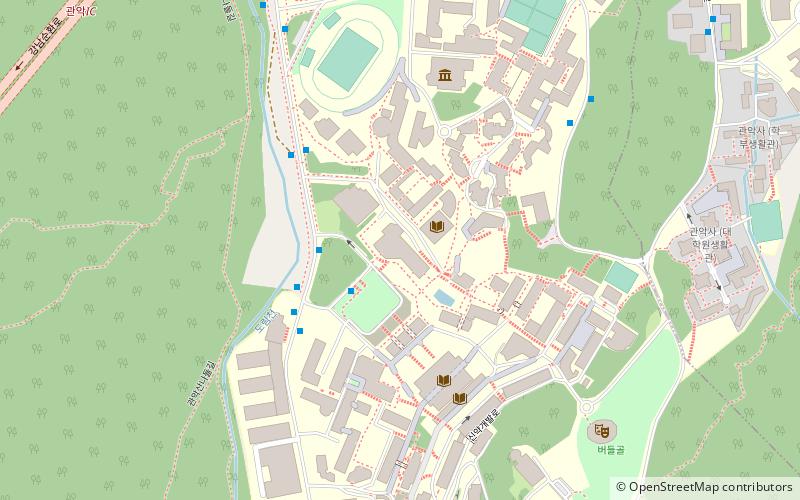 universidad nacional de seul location map