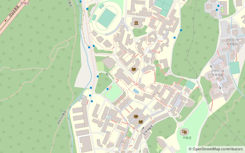 Université nationale de Séoul location map