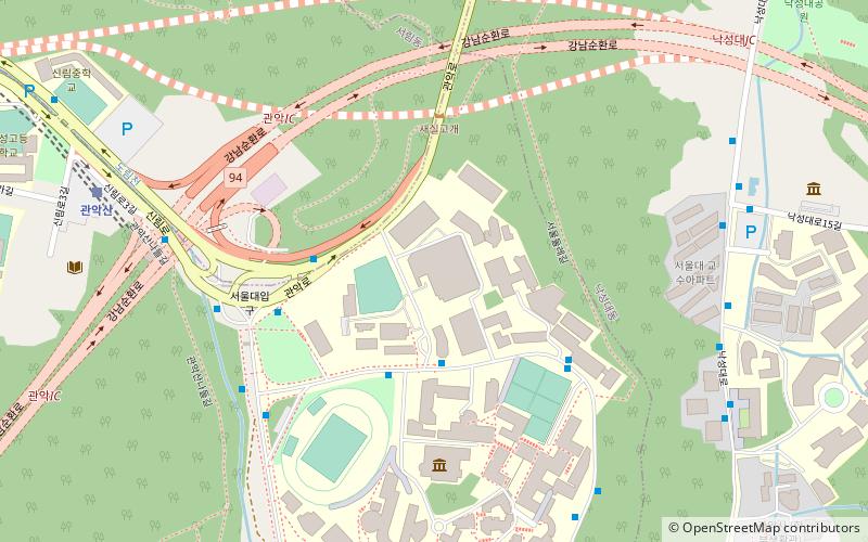 seoul national university gymnasium location map