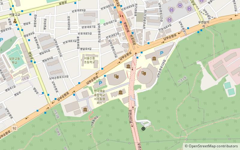 Seoul Arts Center location map