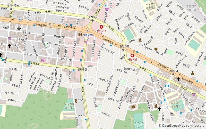 Bongcheon-dong location map
