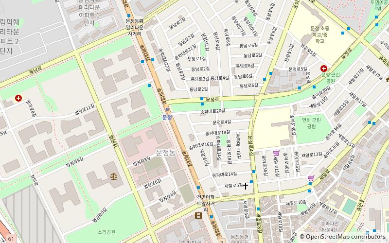 munjeong dong seul location map