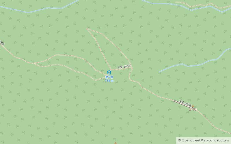palgakjeong ulleungdo location map