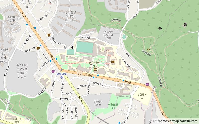 soongsil university seoul location map