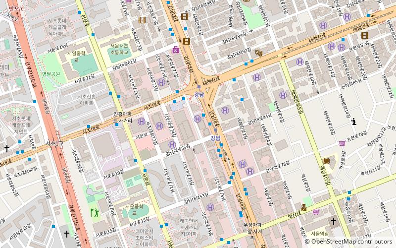 Gangnam District location map