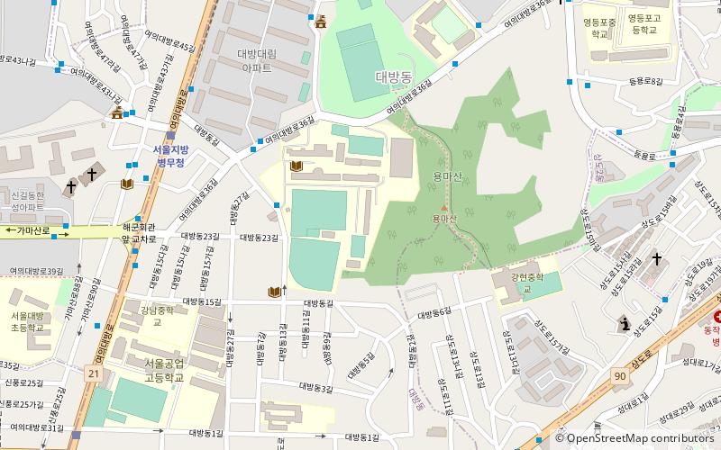 Daebang-dong location map