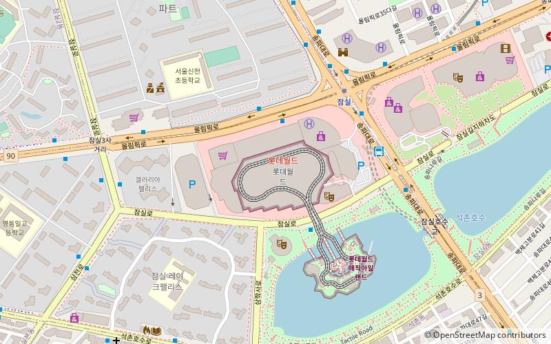 Lotte World Folk Museum location map