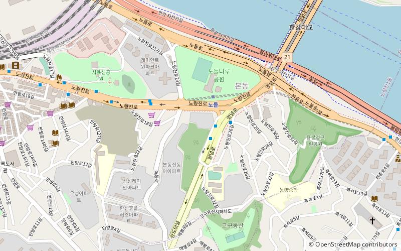 bon dong seoul location map