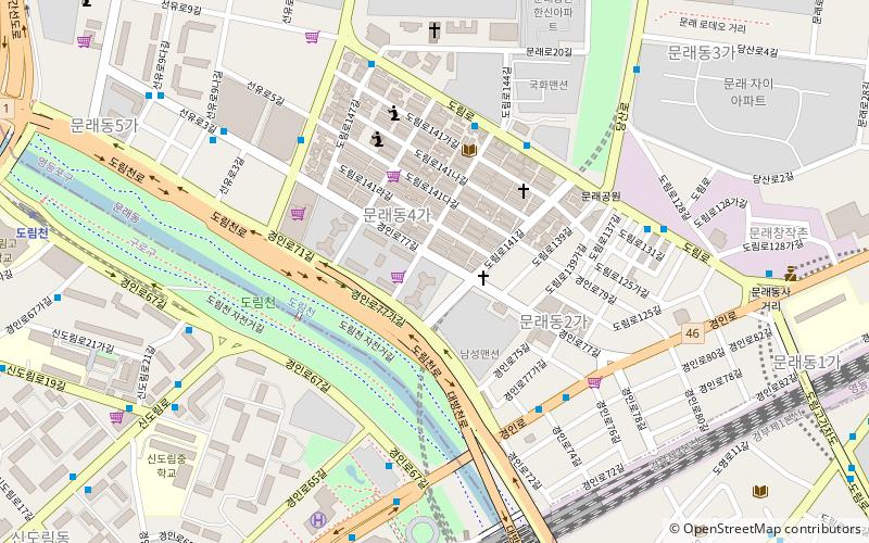 Mullae-dong location map