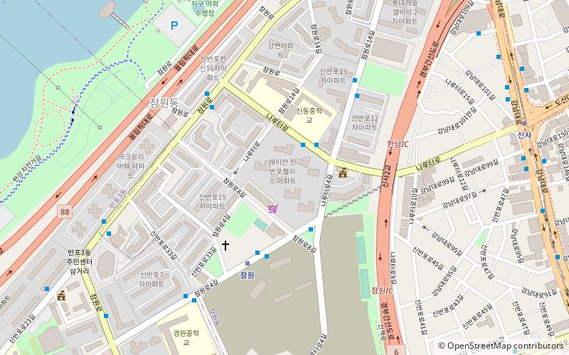 Jamwon-dong location map
