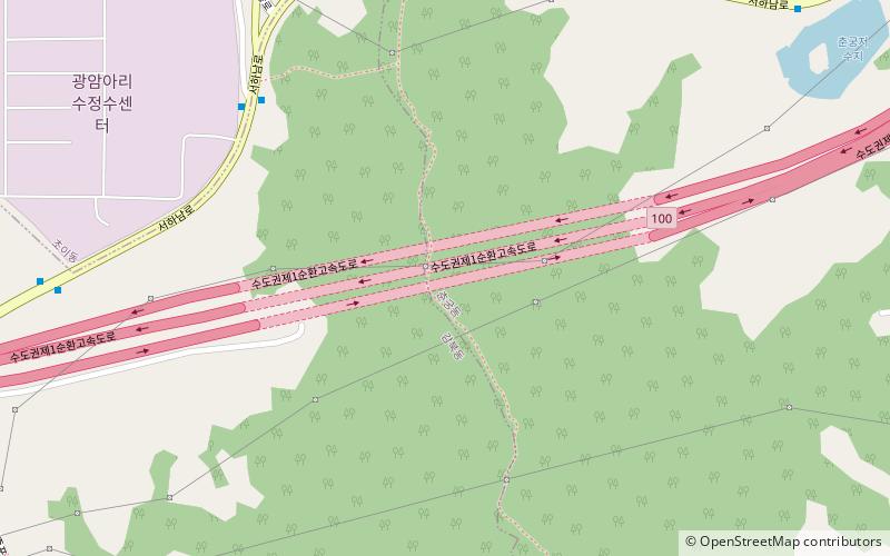 Gwangam Tunnel location map