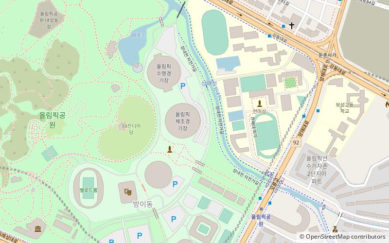Olympic Gymnastics Arena location map