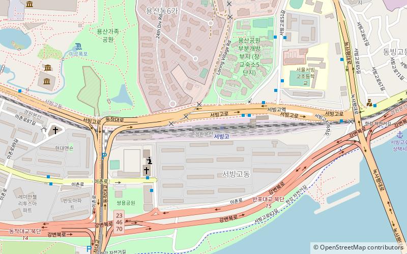 seobinggo dong seul location map