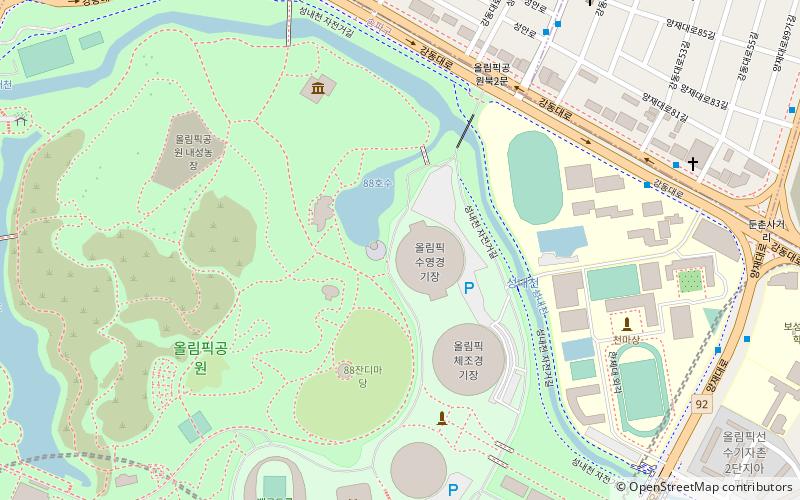 Jamsil Indoor Swimming Pool location map