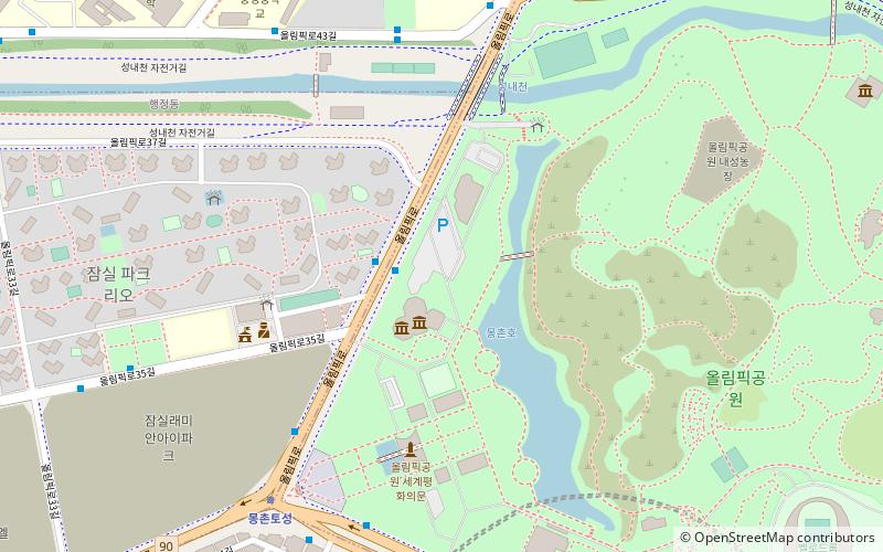 Mongchontoseong location map