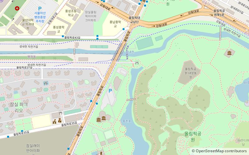 Seoul Olympic Museum location map