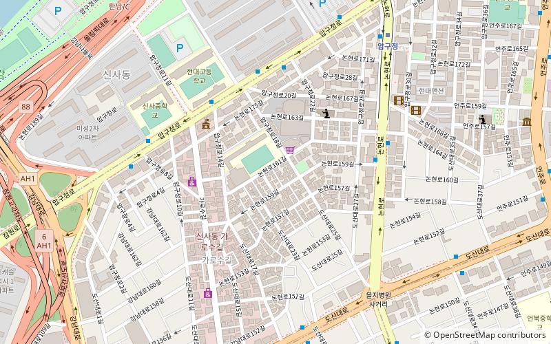 Simone Handbag Museum location map