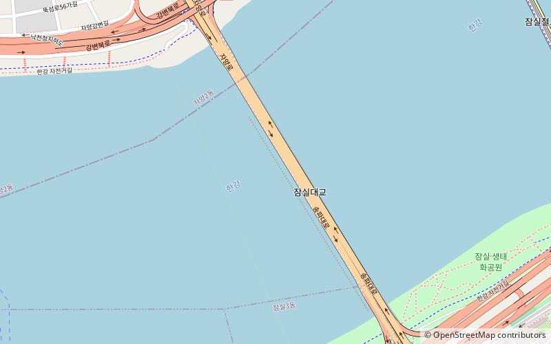 Jamsil Bridge location map