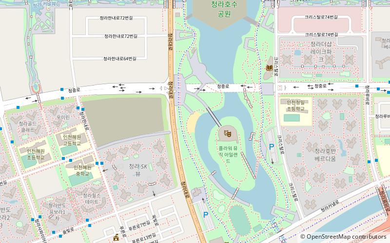 urban beach incheon location map