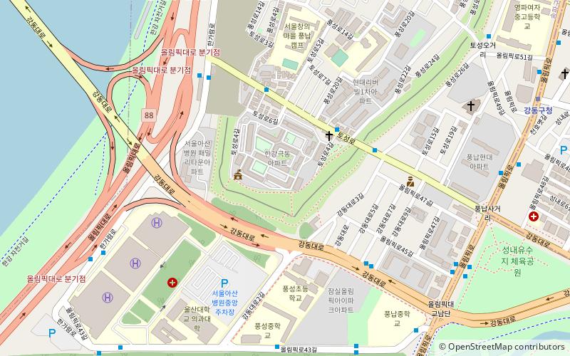 Pungnaptoseong location map