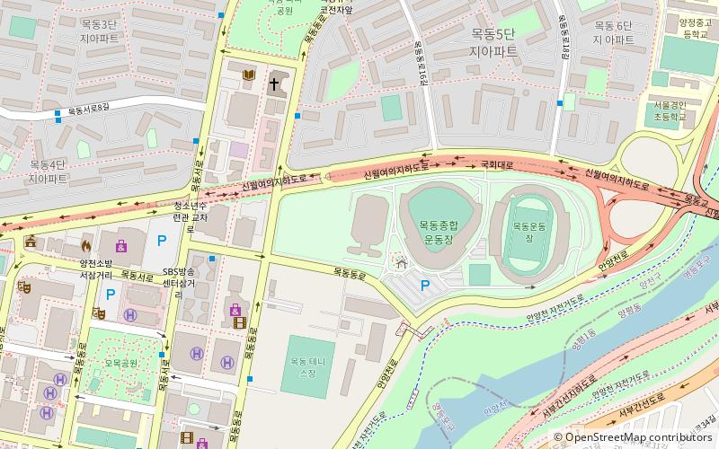 Mokdong Baseball Stadium location map