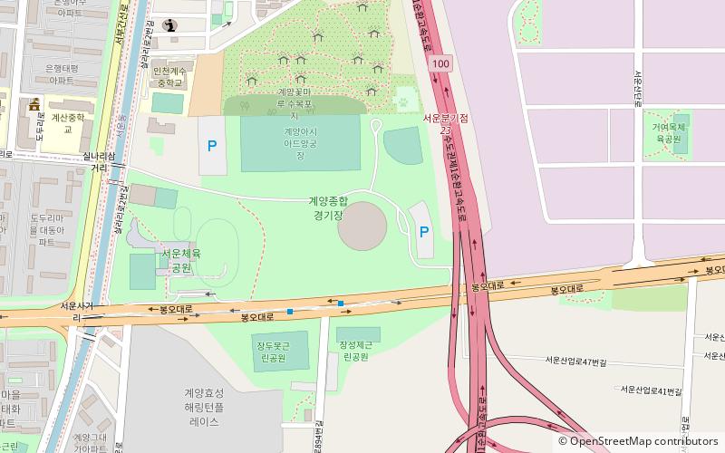gyeyang gymnasium inczon location map