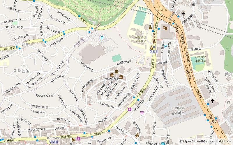 Leeum Samsung Museum of Art location map
