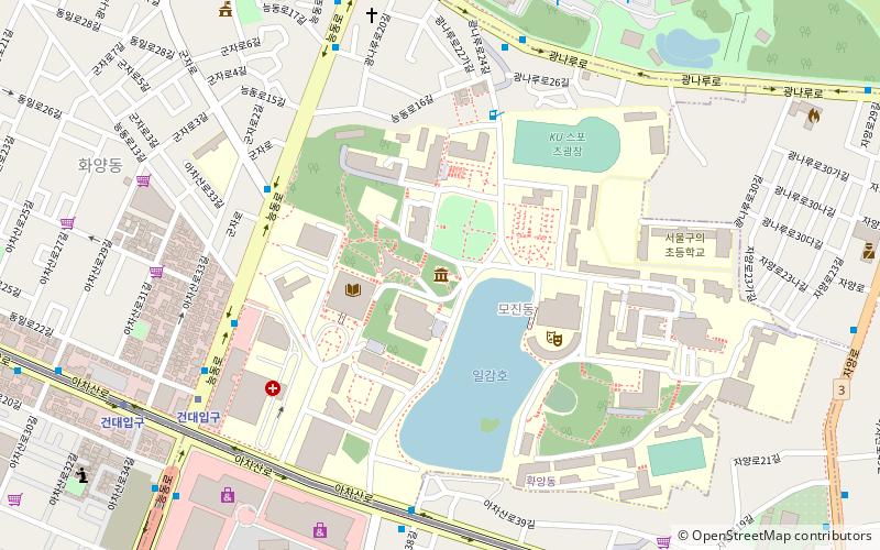 universite konkuk seoul location map