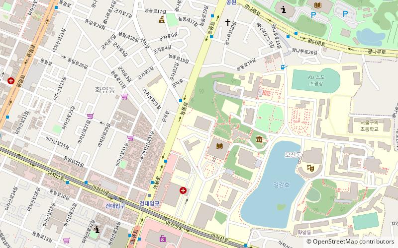 konkuk university law school seul location map