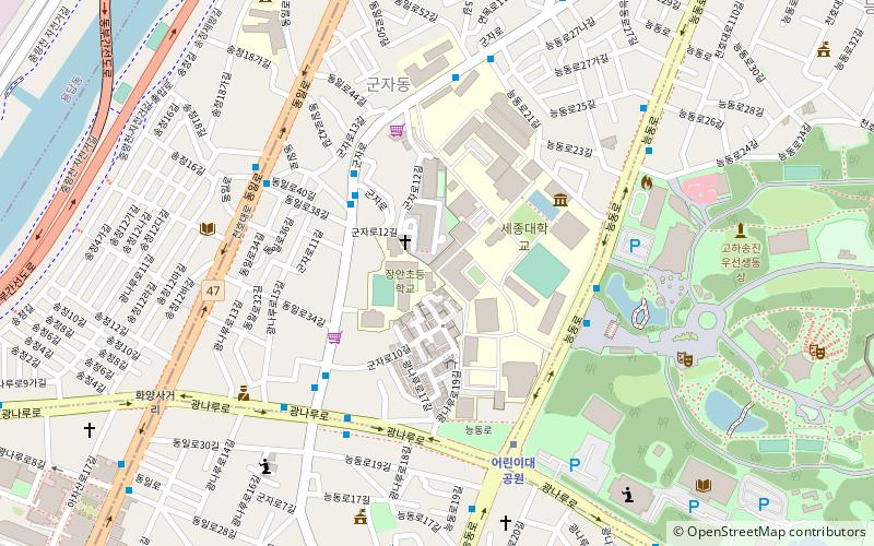 Gunja-dong location map