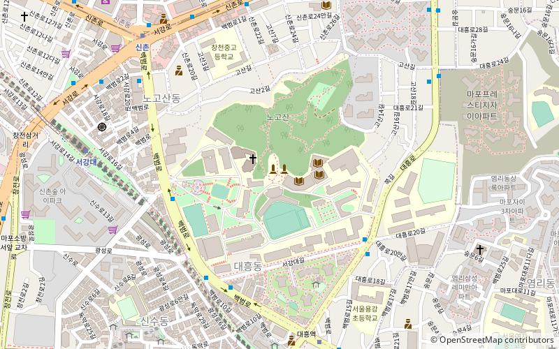 universidad sogang seul location map
