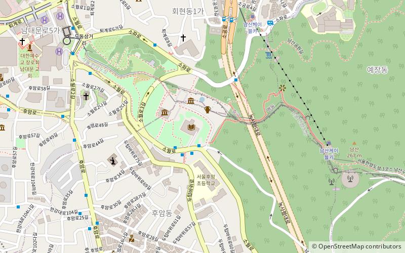 Namsan Public Library location map