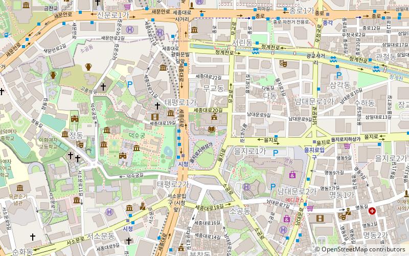 Seoul City Hall location map