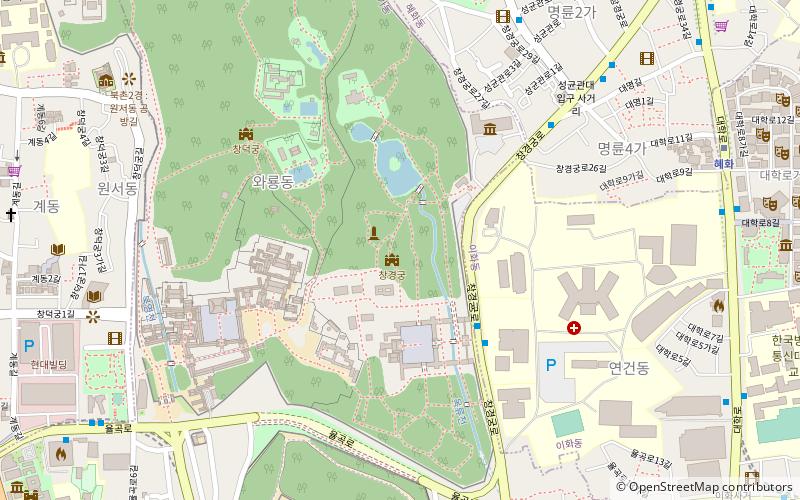 Changgyeonggung location map