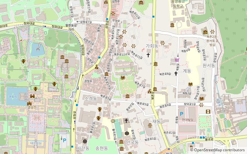 Jeongdok Public Library location map