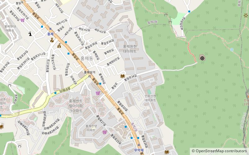 Hongje-dong location map