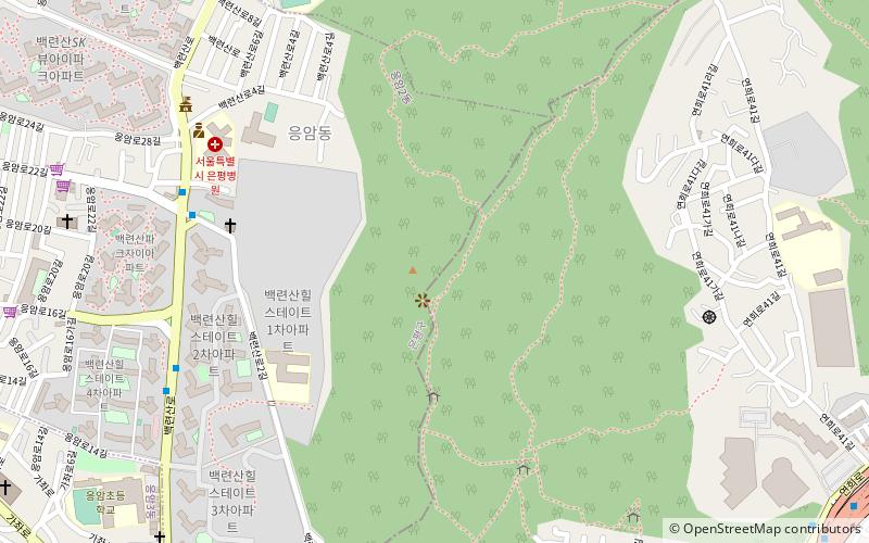 baengnyeonsan seul location map