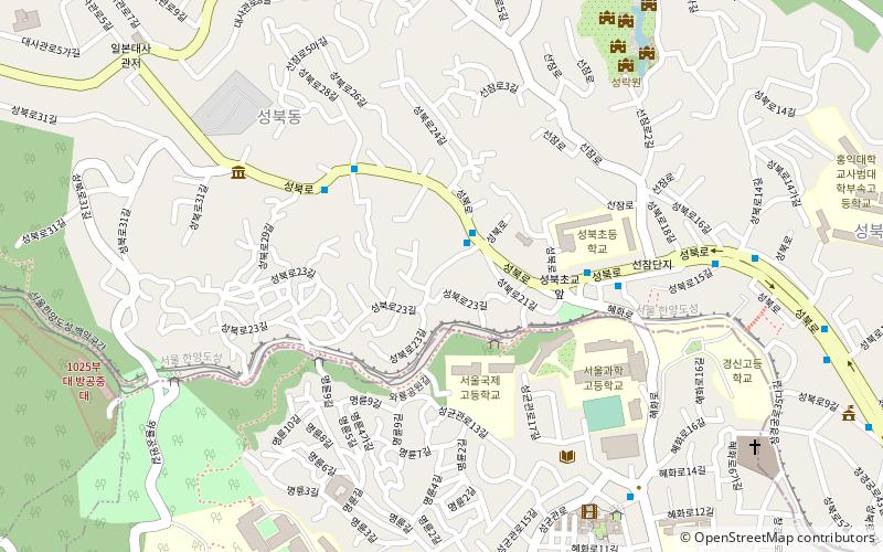 seongbuk dong seoul location map
