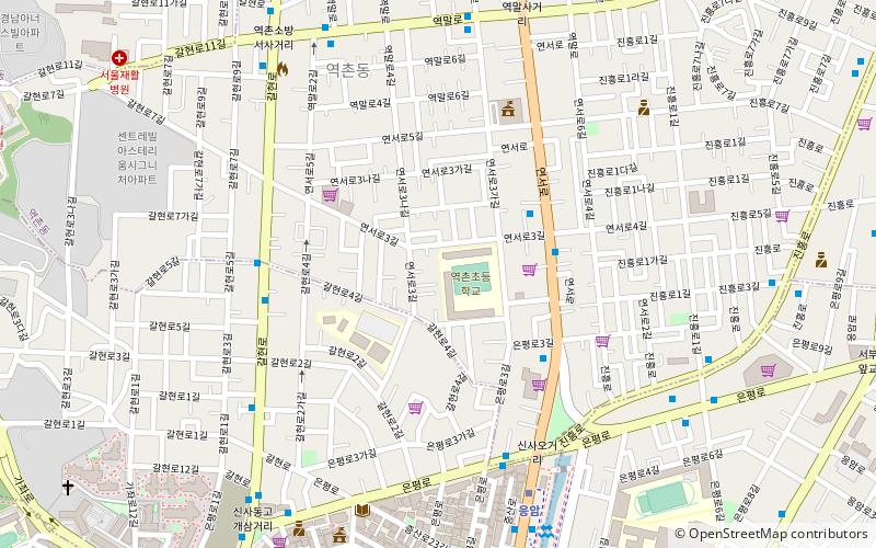 yeokchon dong seul location map