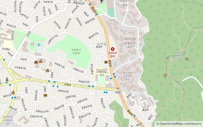 nokbeon dong seoul location map