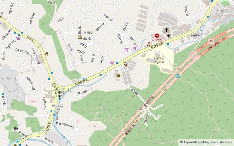 hwajeong museum seul location map