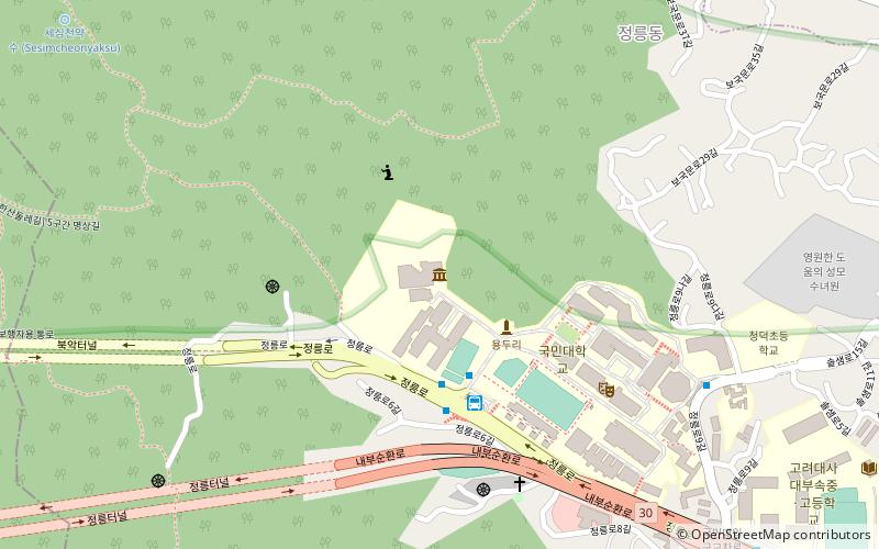 universidad kookmin seul location map