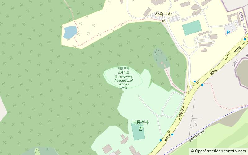 taereung international skating rink seul location map