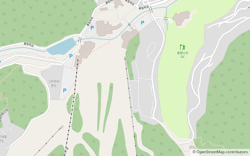 Yongpyong Ski Resort location map